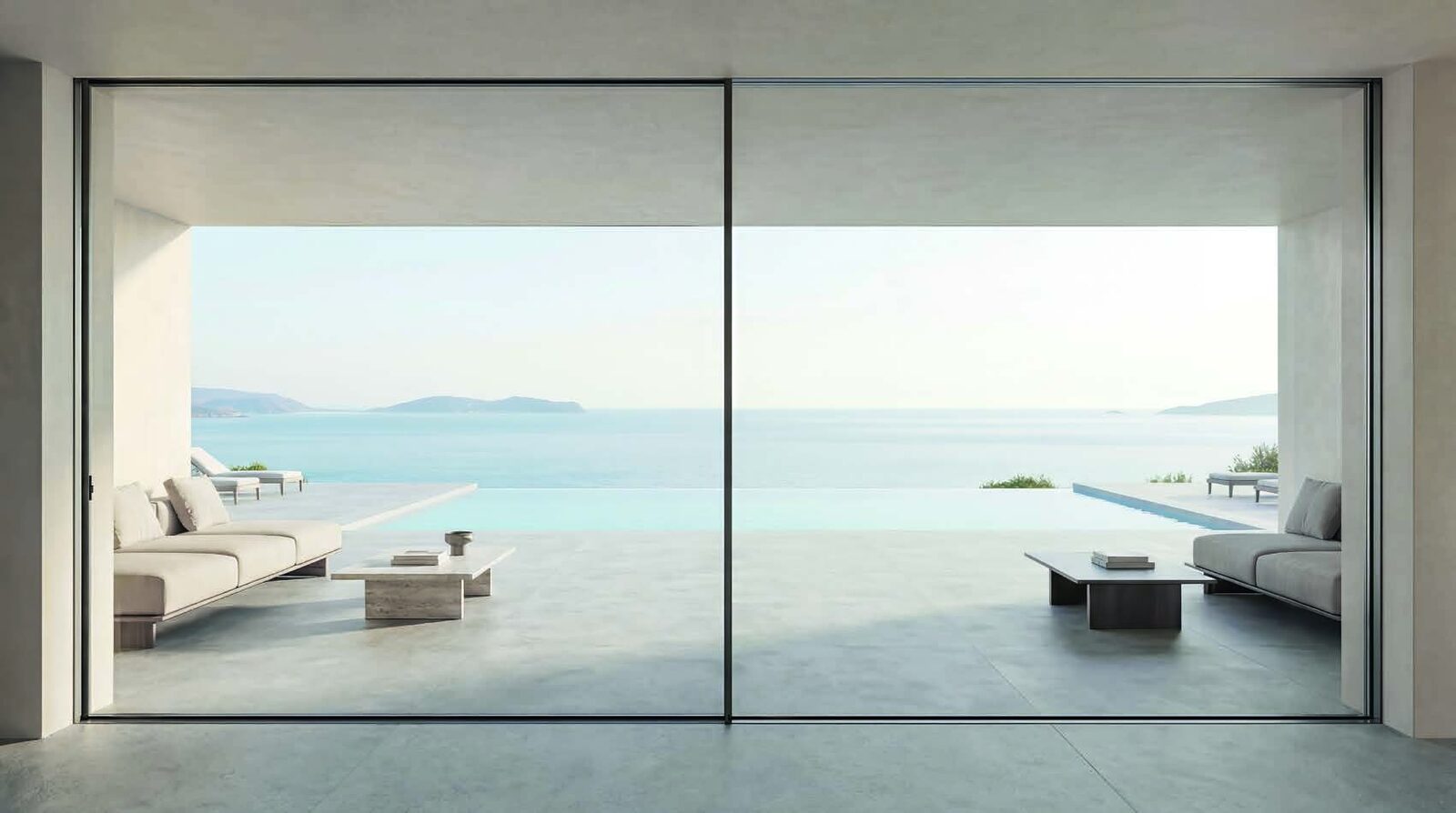 Minimal Sliding Systems, Linshia aluminum system installed by Canata Construction