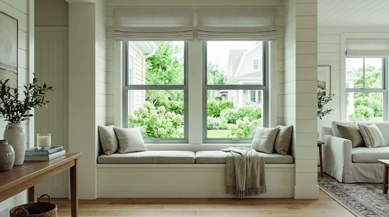 Single Hung & Sliding Windows, Linshia aluminum system installed by Canata Construction