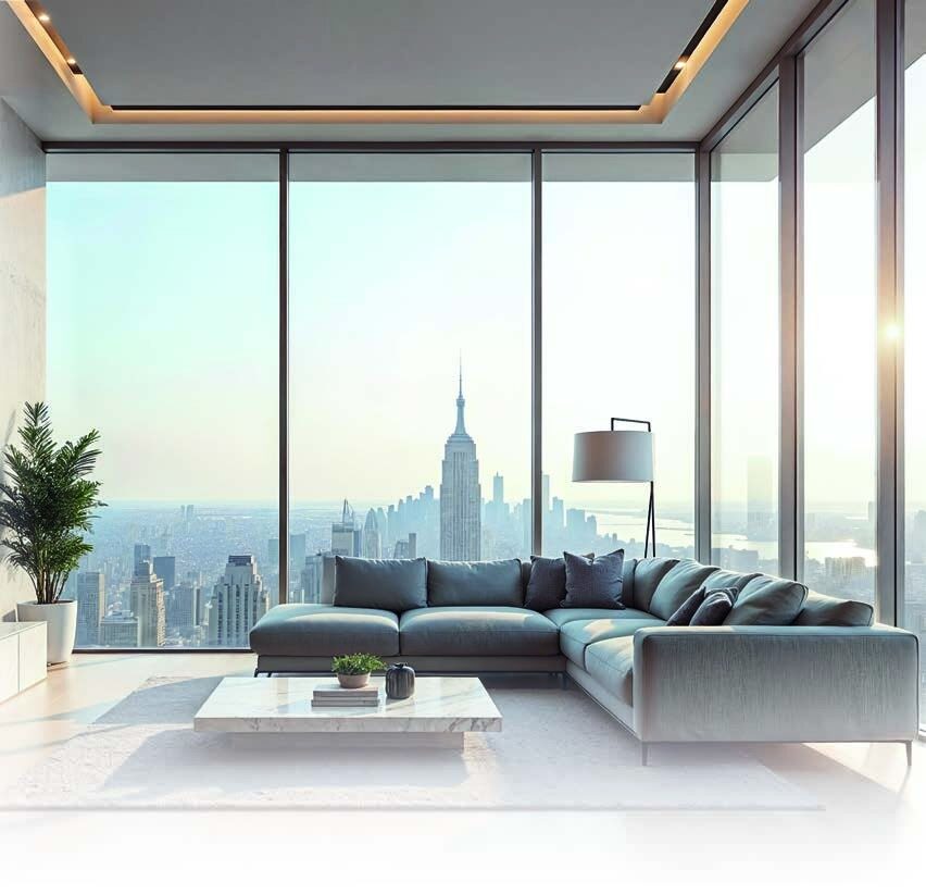 Window Wall & Sliding Glass Systems, Linshia aluminum system installed by Canata Construction