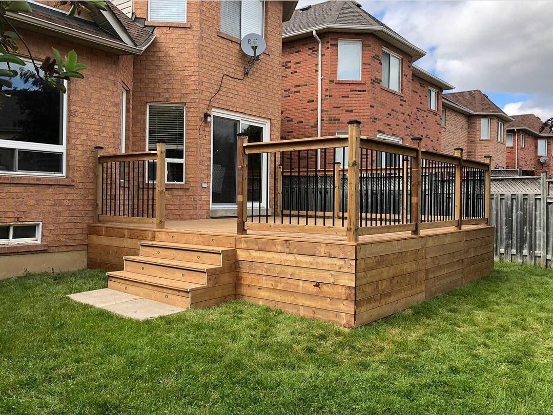 Decks & Fences project by Canata Construction in the GTA