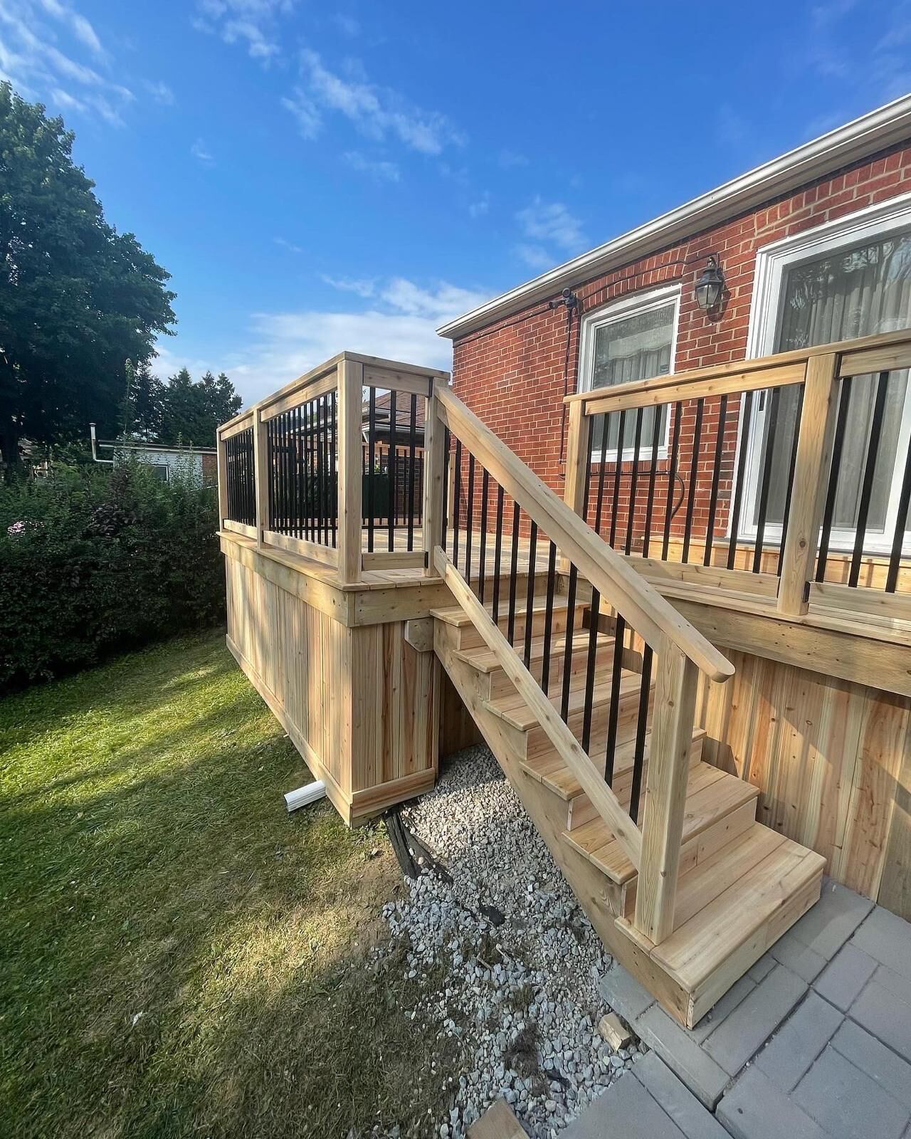 Decks & Fences project by Canata Construction in the GTA